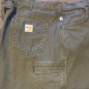 Carhartt FR Olive Green Pants 40x32